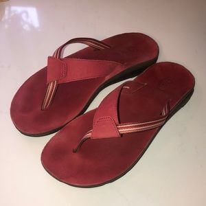 Red Chaco Sandals